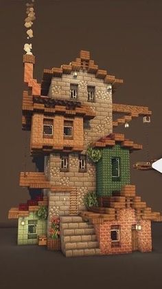 House In Tree Minecraft, 10x10 Minecraft House, Enchanted Village Minecraft, Minecraft Librarian House Ideas, Small Shop Minecraft Ideas, Tiny Cabin Minecraft, Minecraft Conjoined Houses, One Chunk Minecraft House, Minecraft Trader House