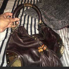 Brown Leather Indy Gucci Bag. Paid Almost 2k For It Asking $500 Obo. Designer Hobo Bag With Detachable Handle, Designer Hobo Bag With Gold-tone Hardware, Gucci Hobo Shoulder Bag With Gold-tone Hardware, Gucci Luxury Hobo Shoulder Bag, Gucci Luxury Shoulder Hobo Bag, Luxury Gucci Hobo Shoulder Bag, Designer Brown Hobo Bag With Branded Hardware, Luxury Brown Hobo Bag With Branded Hardware, Designer Hobo Bag With Branded Hardware