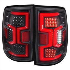 the tail lights are red and black