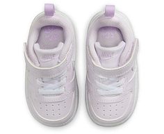 Nike Court Borough Low Recraft Infant/Toddler Girls Sneaker Make over your baby s sporty style with this Court Borough Low Recraft infant/toddler girls Sneaker by, inspired by the Nike Air Jordan 1 Low. Featuring a durably sustainable upper with a redesigned, roomier toe box and midfoot, this Shoe goes hard for all day play. The flex grooves on the outsole add traction to her classic look. Made with at least 20% recycled content by weight. Move to Zero: a journey toward zero carbon Lilac Nike, Nike Court Borough Low, Nike Court Borough, Nike Air Jordan 1 Low, Rack Room, Room Shoes, Nikes Girl, Air Jordan 1 Low, Jordan 1 Low