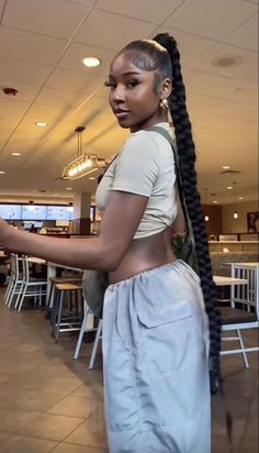 Braided Pony Hairstyles, Ponytail Hairstyle Ideas, Expensive Hair, Sleek Braided Ponytail, Miami Carnival, 19th Bday, Sleek Ponytail Hairstyles, Ponytail Hairstyle, Black Ponytail Hairstyles