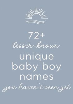 Wanna know the unique names for boys we are seriously crushing on for 2024? This uncommon baby names list is full of the baby boys names that you don't hear every day - whether you love more cute baby names, or slightly unusual baby names, or even majorly uncommon baby names, this full list of cute baby boy names with meanings will give you tons of name inspiration for that sweet little one of yours! Male Names That Mean Water, Baby Names That Start With A, Cottagecore Boy Names, K Names For Boys, Mixed Baby Boy Names, Rare Beautiful Names Unique Boy, Cute Boys Names, J Boy Names, Unique Baby Names List