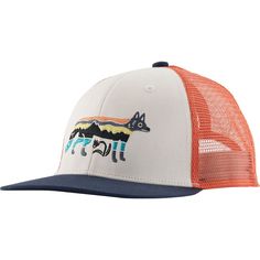 Trucker Hat - Kids' Playful Outdoor Trucker Hat With Curved Brim, Playful Curved Brim Trucker Hat For Outdoor, Playful Snapback Trucker Hat For Outdoor, Patagonia Adjustable Curved Brim Hat, Multicolor 5-panel Outdoor Hat, Playful Adjustable Outdoor Hat, Playful Trucker Hat For Outdoor, Outdoor Snapback Trucker Hat, Patagonia 5-panel Hat For Outdoor Activities