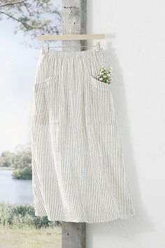 Gauze Skirt, Gauze Skirts, Lightweight Skirt, Skirt White, Stripe Skirt, Full Figured, Petite Size, White Skirts, Skirt Top