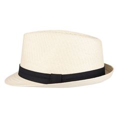 All eyes on you. This men's Levi's fedora lets you stand out in a crowd. Ready to steal the spotlight? Twill band 1.75-inch upturned brim 23-inch inner circumference Exterior: paper straw Lining: cotton Spot clean Imported Size: S/M. Color: Natural. Gender: male. Age Group: adult. Levi's Casual Adjustable Hat, Casual Adjustable Levi's Hat, Casual Flat Bill Hats For Summer, Adjustable Flat Bill Fedora For Summer, Fitted Flat Bill Hats For Summer, Casual Summer Fedora With Flat Bill, Fitted Flat Bill Hat For Summer, Classic Adjustable Summer Hat, Classic Adjustable Hat Bands For Summer