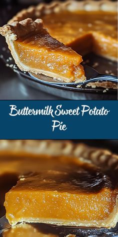 This Buttermilk Sweet Potato Pie is a creamy, sweet, and tangy twist on a classic southern dessert. With a velvety texture and a warm spice blend, this pie brings out the rich flavors of sweet potato, enhanced by the subtle tang of buttermilk. Perfect for fall gatherings or holiday dinners! Leftover Pie, Southern Desserts, Buttermilk Recipes, Holiday Dinners, Classic Southern, Mashed Sweet Potatoes