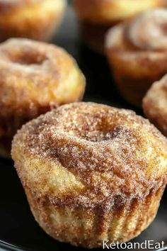 Keto Cinnamon Donut Muffins - Delicious Low Carb Treat Healthy Keto Muffins, Keto Mini Cinnamon Sugar Muffins, Keto Breakfast Bake Recipes, Keto Ginger Snap Cookies, Keto Cinnamon Roll Bread, Keto Baked Goods Recipes, Keto Apple Cider Donuts Recipe, Low Carb Donuts Baked, Keto Cinnamon Muffins