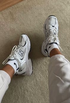 A next level comfort with a next level style, the New Balance 530 will always be one of the favorites.  (Photo from Pinterest: @gloriapasso0336) Get yours now! To buy, visit this link: https://amzn.to/3PzZsAJ Runing Shoes, Sneakers Wallpaper, New Balance Outfit, Expensive Shoes, Jordan Shoes Retro, Bling Shoes, Balance Sneakers, Manifestation Board