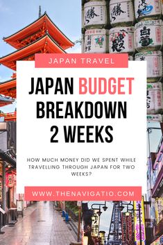 Japan Itinerary Two Weeks, Japan Trip Planning, Japan Budget, 2 Weeks In Japan, Safe Money