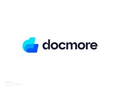 the word docmore is written in black on a white background