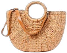 Everyday Crossbody Straw Bag With Detachable Strap, Crochet Top Handle Bag With Detachable Strap, Everyday Crochet Top Handle Bag With Detachable Strap, Chic Handheld Handwoven Shoulder Bag, Everyday Handheld Woven Hobo Bag, Everyday Use Handheld Woven Hobo Bag, Handwoven Top Handle Satchel, Eco-friendly Crochet Bag With Detachable Handle, Natural Top Handle Shoulder Bag With Detachable Handle