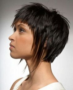 * Hairstyles To Draw, Short Asymmetrical Haircut, Asymmetrical Haircut, Asymmetrical Hairstyles, Funky Hairstyles, Fringe Hairstyles, Girl Haircuts, Cute Hairstyles For Short Hair