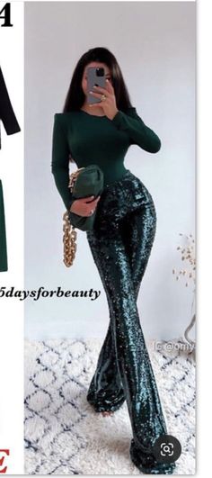 ZARA FLARED HIGH WAIST GREEN SEQUIN Sparkly PANTS 2731/352 FLARE Sparkly Pants, Green Sequins, Flare Pants, Formal Dresses Long, Sequin, High Waist, Zara, High Waisted, Formal Dresses