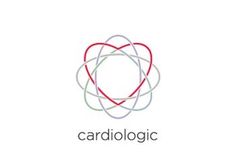 the logo for cardiolgic is shown in red, green and blue colors on a white background