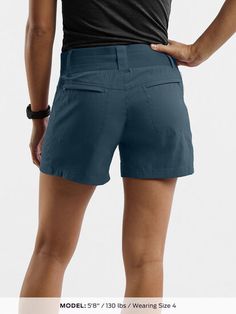 Womens Hiking Shorts: Recycled Clamber 5" inseam | Title Nine Short Bottoms With Functional Pockets For Camping, Outdoor Midweight Shorts With Built-in Liner, Hiking Bottoms With Built-in Shorts Midweight, Nylon Hiking Shorts With Functional Pockets, Functional Hiking Shorts With Hip Pockets, Cargo Shorts For Outdoor Activities, Practical Bottoms With Built-in Shorts For Outdoor Activities, Midweight Bottoms With Built-in Shorts For Outdoor Activities, Functional Short Length Bottoms For Hiking