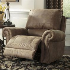 a recliner chair in a living room setting