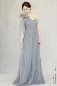 Autumn Wedding Dress Bridesmaid, Gray Bridesmaid Dresses, Entourage Gowns, Bridesmaid Color, Mermaid Ball Gowns, Tulle Bridesmaid, Sterling Grey, Grey Bridesmaids, Fall Bridesmaid Dresses