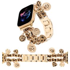 PRICES MAY VARY. ★【Compatible Models】:This golden Leopard metal watch band replacement for Apple Watch Band 42mm 44mm 45mm 49mm,Series 9,Series 8,Series 7,Series 6,Series 5,Series 4,Series 3,Series 2,Series 1,Compatible with Apple Watch Ultra/Ultra 2,Compatible with Apple Watch SE.(Please check the size on the back of your watch to choose the right size.) ★【Unique & Exquisite】:Unique and fashion watch band with leopard print fur leather belt passing through the gold cuban chain,paired with diffe Dope Jewelry Accessories, Metal Watch, Engraved Pendant, Love Shape, Pendant Watches, Watch Ultra, Office Holiday, Fashion Watch, Dope Jewelry