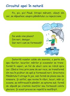 a cartoon character holding an umbrella in the rain, with text below it that reads circutu apei n nattura