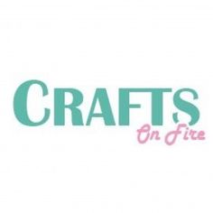 the words crafts on fire are in green and pink letters that spell out craft's