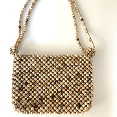 Never Worn With Tags. Zara Beaded Shoulder Bag With Adjustable Strap. Can Also Be Worn Cross Body. Linen Lining With Metal Zip Closure. Casual Beige Beaded Bag, Beaded Rectangular Shoulder Bag In Natural Color, Rectangular Beaded Shoulder Bag In Natural Color, Casual Beaded Rectangular Shoulder Bag, Beaded Natural Rectangular Shoulder Bag, Natural Beaded Rectangular Shoulder Bag, Natural Beaded Shoulder Bag For Daily Use, Chic Beaded Shoulder Bag For Vacation, Zara Brown Shoulder Bag For Beach