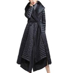 Outerwear Women Winter, Long Overcoat, Coat Women Fashion, Duck Down Jacket, Down Puffer Jacket, Warm Down, Winter Outerwear, Hooded Parka, Jacket Parka