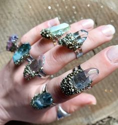 Magic Powers, Aura Quartz, Pure Gold, Alchemy, Adjustable Rings, All Over The World, Small Businesses, My Jewellery