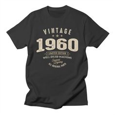 Vintage Born in 1960 - 62nd birthday Retro Classic | Cido Lopez Shop 83rd Birthday, 82nd Birthday, 71 Birthday, 81st Birthday, 62nd Birthday, 61 Birthday, 64th Birthday, 55th Birthday, Funny Fathers Day