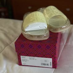 Brand New Tory Burch- Sandals- Ivory Size 11 Cream Slides With Removable Insole And Round Toe, Designer Closed Toe Cream Sandals, Designer Cream Closed Toe Sandals, Black Tory Burch Sandals, Pink Ballet Shoes, Tory Burch Flip Flops, Pink Slides, Beaded Ankle, Miller Sandal