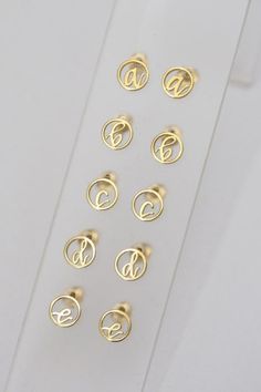 14 Karat solid gold initial disc earring pair #EADCollection #EAD2019Collection #EasterAhnDesign2019Collection #EasterAhnDesignCollection #myEAD #finejewelry #finejewelrydesign #jewelrydesign #holidaygift #weddinggift #birthdaygift #anniversarygift #love #giftsforher #givingback #whattowear #christmas #xmas #gift #gifts #christmasgifts #christmasdecor #christmasshopping #holiday #holidays #holidayparty #stockingstuffer #blackfriday #dayafterthanksgiving #earrings Disc Earrings, Disc Pendant, Gold Initial