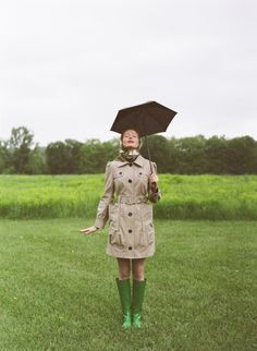 Classic, Actually Green Rain Boots, Rodney Smith, Under My Umbrella, Singing In The Rain, Country Fashion, Modern Romance, Rain Gear, Dancing In The Rain, Tres Chic