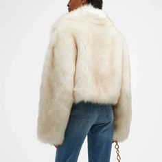 FREE SHIPPING ON ALL ORDERS OVER $50 | 100% SATISFACTION GUARANTEED Click "ADD TO CART" To Get Yours Now | Up To 60% OFF✨ Elevate your winter style with our Gradient Cropped Fluffy Fur Jacket. This chic outerwear piece features a trendy gradient design and a cropped length for a modern twist on classic fur jackets. Crafted from thickened faux fox fur, this jacket offers both warmth and style, making it a must-have addition to your cold-weather wardrobe. Features: 📌 Stylish gradient pattern 📌 C Fluffy Faux Fur Outerwear For Spring, Fluffy Mink Long Sleeve Outerwear, Fluffy Mink-colored Long Sleeve Outerwear, Fluffy Winter White Fur Coat For Winter, Winter White Fluffy Fur Coat For Winter, Fluffy Fur Coat For Cold Weather, Fluffy Fur Coat For Cold Weather In Spring, Spring Fluffy Faux Fur Coat, Fluffy Winter White Fur Coat For Fall