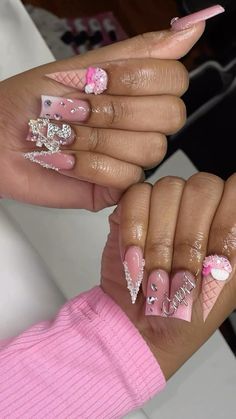 Acrylic Toe Nails, Sassy Nails, Hard Nails, Colored Acrylic Nails, Dope Nail Designs, Short Square Acrylic Nails, Exotic Nails, Acrylic Nails Coffin Pink, Long Square Acrylic Nails