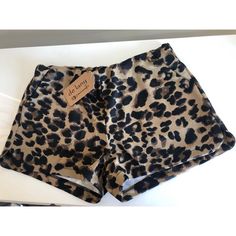 [New] Leopard Print Shorts Size: M Fitted Leopard Print Bottoms For Summer, Chic Leopard Print Short Bottoms, Chic Leopard Print Shorts, Chic Short Leopard Print Bottoms, Fitted Leopard Print Bottoms For Day Out, Cheetah Shorts, Colorado Outfits, Lululemon Skirt, Faux Leather Pencil Skirt