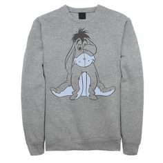 Thanks for noticing this men's Eeyore sweatshirt. Â©Disney Crewneck Long sleevesFABRIC & CARE Cotton, polyester Machine wash Imported Thanks for noticing this men's Eeyore sweatshirt. Â©Disney Licensed Character Thanks for noticing this men's Eeyore sweatshirt. Â©Disney Color: Med Grey. Gender: male. Age Group: adult. Pattern: Graphic. Material: Fleece. Eeyore Sweatshirt, Winnie The Pooh Honey, Disney Crewneck, Friends Sweatshirt, Graphic Material, Disney Colors, Disney Men, Art Sketch, Disney Winnie The Pooh