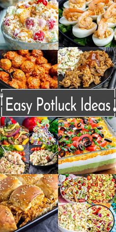 easy and delicious potluck ideas that are perfect for any party or special occasion