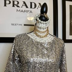 Silver Sequin 3/4 Sleeves Jennifer Lopez Blouse Size Xs Can Fit A Medium Person Or Small Size Person - Runs A Bit Large. Wear This To Your Company’s Holiday Party, A Vegas Vacay, Or A Special Family Gathering. Formal Or Casual You Decide If You Wear It Down With Jeans, Leggings Or A Blazer! Elegant Top With 3/4 Sleeves For Party, Glamorous Long Sleeve Tops For Celebration, Chic 3/4 Sleeve Blouse For Night Out, Fitted Blouse For Holiday Party, Elegant 3/4 Sleeve Blouse For Night Out, Fitted Holiday Party Blouse, Elegant Blouse With 3/4 Sleeves For Night Out, Elegant Blouse For Night Out With 3/4 Sleeves, Fitted Blouse With 3/4 Sleeves For Night Out