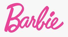 the word barbie written in pink ink