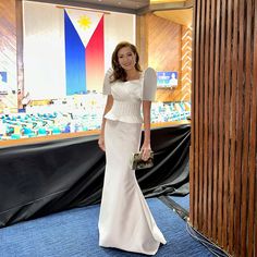 Best Dressed Women at the State of the Nation Address 2023 Modern Filipiniana Gown Wedding