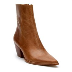 These boots are a testament to quality craftsmanship and luxury materials, getting even better with time. Crafted from vintage tan leather. Shop Now! Pointed Toe Boots, Brown Leather Boots, Mid Calf Boots, Leather Booties, Leather Ankle Boots, Ankle Booties, Tan Leather, Bootie, Leather Boots