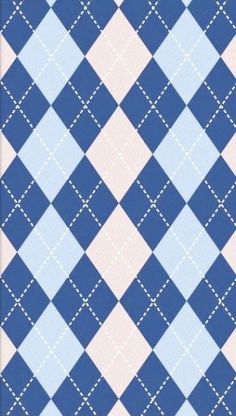 a blue and white checkerboard pattern is shown