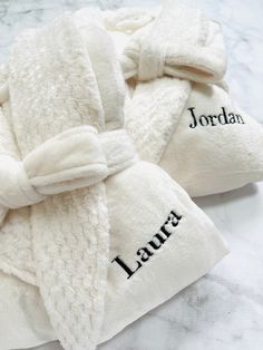 Attention The price of this listing is for one robe only.  Super Soft Luxury Bathrobe For Men and Women These Long Plush Hooded Unisex Bathrobes are made with high quality material and made to fit comfortably for him or her. They are so soft and lush you will instantly feel warm and cozy in these. They are perfect for any occasion, wether to gift a couple as a wedding gift, for Mom and Dad anniversary gift or just to buy them for you and your love ones to enjoy the 5 star resorts/hotel luxury anytime any day in your own home.  Luxurious Bathrobe Details:  These robes comes in three sizing S to 2XL  ( Measurements chart is in the Listing picture ) Made 100% Microfiber Polyester  Large front pockets and shawl collar  Double belt loops Tags: Robe, Plush robe, Bathrobe, Couple robes, Matching Bath Robes For Women Luxury, Bridal Core, Bathrobe Aesthetic, Robes Men, Bathrobes For Women, Personalized Bathrobe, Wedding Gift For Mom, Personalized Robes, Dorm Room Gifts