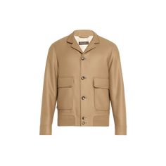 Loro Piana "Spagna" bomber jacket in double-faced wool Notched lapels; button front Front flap pockets Long sleeves Button cuffs Ribbed hem Virgin wool Dry clean Trim: Leather Made in Italy Loro Piana Men, Loro Piana, Bergdorf Goodman, Flap Pocket, Tops Designs, Bomber Jacket, In Italy, Dry Clean, Long Sleeves