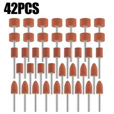 24 pcr drill bit set with holes for rotary grindings and polishing tools