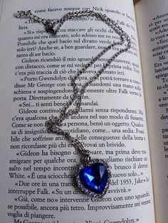 ⿻@/saoirse.josten ➖ #aesthetic #booklover #books #reading #harrypotter #ravenclaw Titanic Necklace, Ravenclaw Aesthetic, Ocean Heart, Magical Jewelry, Fantasy Jewelry, Blue Necklace, Girly Jewelry, Blue Heart, Ravenclaw