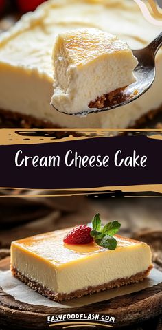 This rich and creamy cake is made with softened cream cheese, giving it a dense yet moist texture. Top it with a simple glaze or enjoy it plain for a delightful dessert.