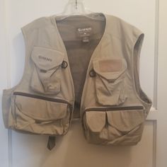 Fly Fishing Vest. Great Condition. Size Xl. Tan. Lightweight For Hot Weather. Fishing Clothes, Fishing Vest, Hot Weather, Fly Fishing, Fishing, Man Shop, Fish, Plus Fashion, Fashion Design