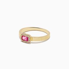 14K Yellow Gold Pink Sapphire and Diamond Ring 14k Gold Sapphire Halo Ring, 14k Gold Sapphire Ring With Halo Design, Gold 14k Ruby Ring With Halo Setting, 14k Yellow Gold Sapphire Ring With Halo, Pink 14k Gold Halo Ring, Gold Ruby Ring With Halo Setting In 14k Gold, Gold Ruby Ring With Halo In 14k Gold, Gold Ruby Halo Ring In 14k, Fine Jewelry Yellow Gold Ruby Ring With Halo Design