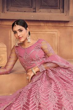 color-pink, fabric-net, work-embroidered, brand-name-krupali-savani,occasion-festivewear, occasion-wedding-guest, womenswear,ideal-for-women, lehengas, Product Features: Color: Pink Lehenga Fabric: Net Choli Fabric: Net Work: Embroidered Sleeves: Full Sleeves Neck Type: Round Neck Wash Care: Dry Clean Occasion: Festivewear, Wedding Guest Product Type: Lehenga Choli with Dupatta Disclaimer: There will be slight difference in digital to actual image Lehenga Fabric, Pink Lehenga, Embroidered Lehenga, Embroidered Sleeves, Full Sleeves, Lehenga Choli, Pink Fabric, Full Sleeve, Lehenga