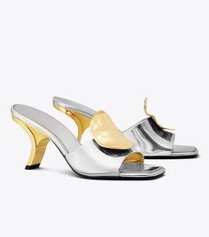 Patos Mismatched Heel Sandal: Women's Designer Sandals | Tory Burch